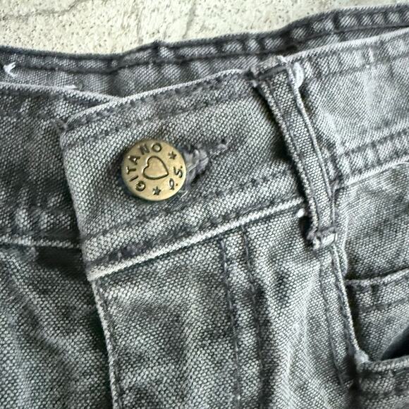 Vtg 80s Gitano Jeans High Rise Tapered Gray Denim Ankle Zip Womens 26x28 Retro - Picture 3 of 6